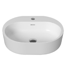 Lilli 550mm Matte White Solid Surface Basin